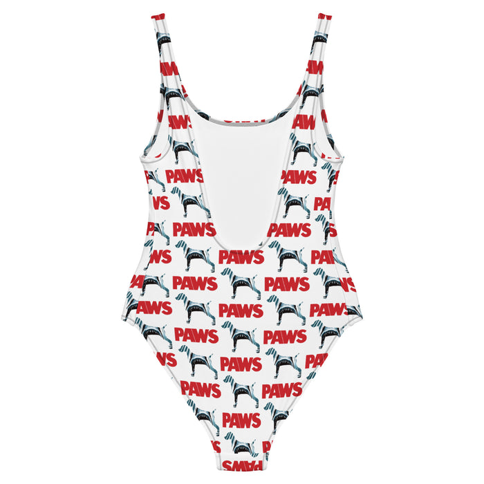 "PAWS" One-Piece Swimsuit