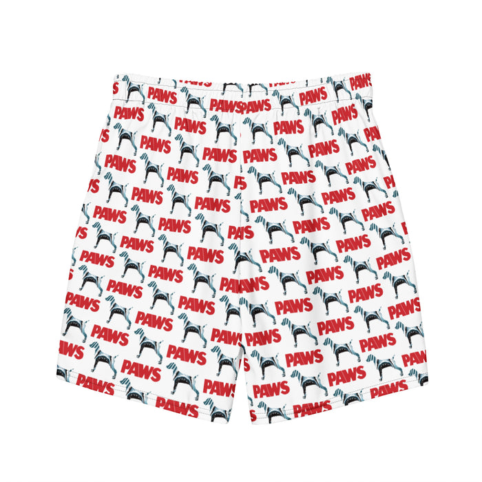 "PAWS" Swim Trunks