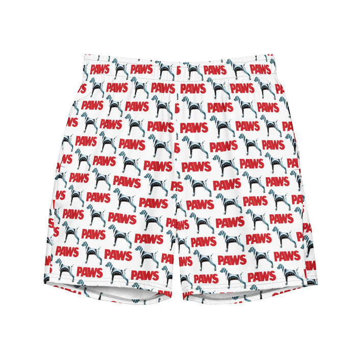 "PAWS" Swim Trunks