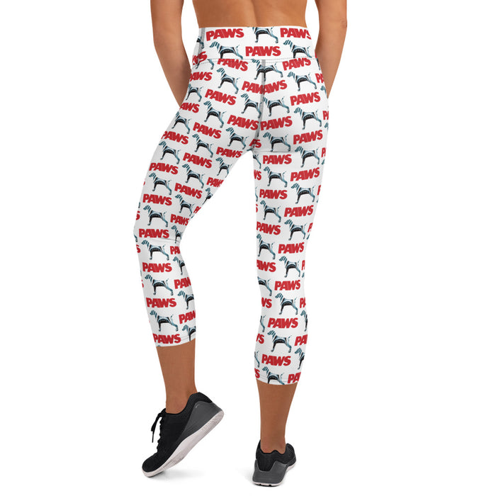 "PAWS" Capri Leggings