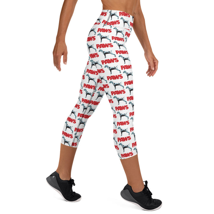 "PAWS" Capri Leggings